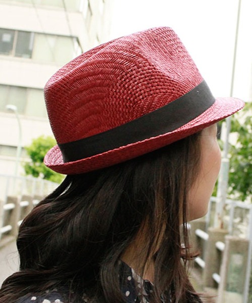 Basiquenti(ベーシックエンティ)の「【Basiquenti】Woven Paper Hat BCP-Y0223(ハット・メンズ・ブラック/ベージュ/ネイビー/ブラウン/アイボリー/ワインレッド・FREE)」の6枚目の写真