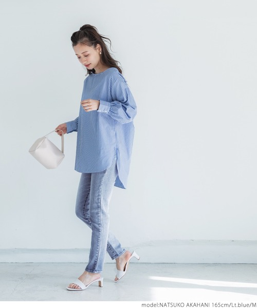 coca（coca）（コカ）の「＼新色登場／ぐんぐんストレッチ入りスキニーデニム（デニムパンツ・レディース・ライトブルー/インディゴブルー・S/M/L）」の16枚目の写真