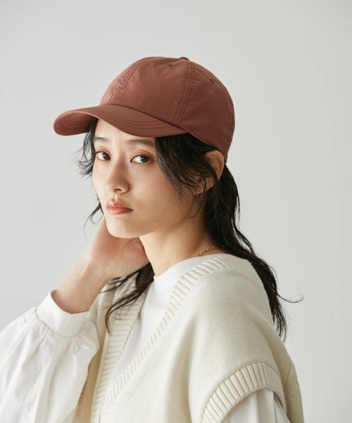 AMERICAN HOLIC(アメリカンホリック)の「ナイロンキャップ(キャップ・レディース・ピンク系その他2/ベージュ/グレー/ブラック・FREE)」の4枚目の写真