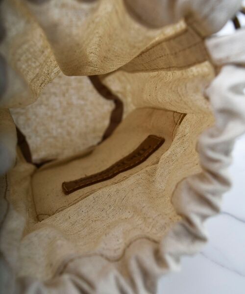 le.coeur blanc（ルクールブラン）の「BAGMATI ウッドビーズバッグ（かごバッグ・レディース・オフホワイト・FREE）」の10枚目の写真