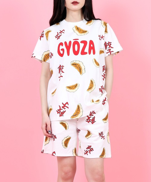 PUNYUS(プニュズ)の「フード総柄スウェットショーパン(スウェットパンツ・レディース・ブルー/レッド系その他・1/2/4/3)」の3枚目の写真