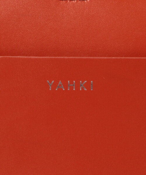 Ray BEAMS(レイビームス)の「YAHKI / ダブル フェイス スクエア バッグ(トートバッグ・レディース・レッド系その他6/ブラック・ONE SIZE)」の10枚目の写真