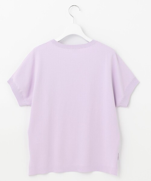 J.PRESS Ladies(J.プレス レディス)の「【WEB限定カラーあり・洗える・イージーケア】コンフォートストレッチ ニット(ニット/セーター・レディース・スモーキーグリーン系/ふじ色系/オレンジ系/ホワイト系・SMALL)」の10枚目の写真