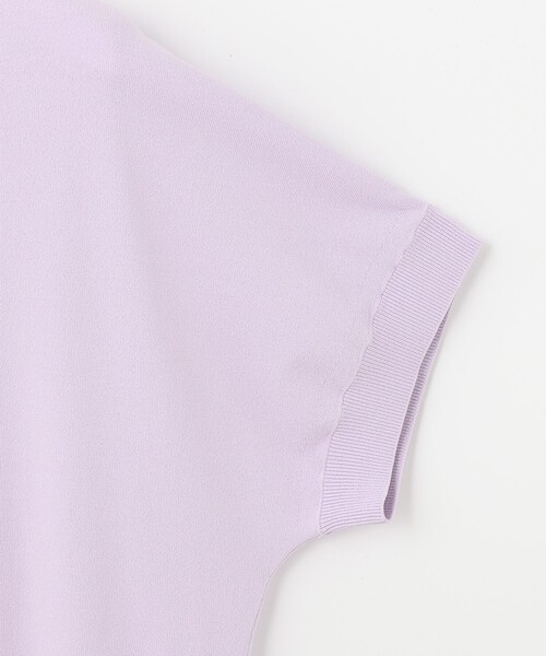 J.PRESS Ladies(J.プレス レディス)の「【WEB限定カラーあり・洗える・イージーケア】コンフォートストレッチ ニット(ニット/セーター・レディース・スモーキーグリーン系/ふじ色系/オレンジ系/ホワイト系・SMALL)」の8枚目の写真