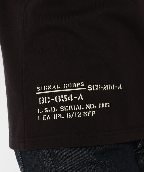 AVIREX（アヴィレックス）の「CAMO PRINT COMBI POCKET T-SHIRT/ カモプリントコンビポケットティーシャツ（Tシャツ/カットソー・レディース・ブラック/オフホワイト/ラベンダー・LARGE/MEDIUM/SMALL）」の11枚目の写真