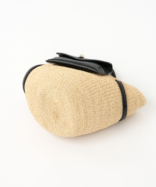 TOFF&LOADSTONE（トフアンドロードストーン）の「【TOFF&LOADSTONE】バスケットバッグ/Hybrid Basket/L（かごバッグ・レディース・ブラック・ONE SIZE）」の8枚目の写真