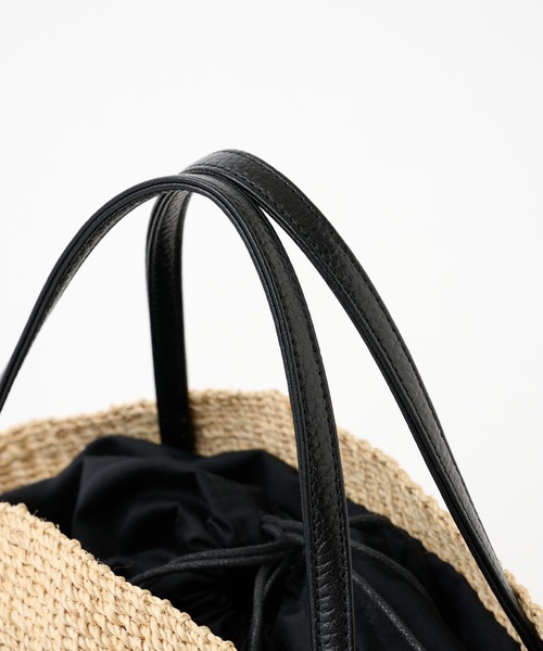 TOFF&LOADSTONE（トフアンドロードストーン）の「【TOFF&LOADSTONE】バスケットバッグ/Hybrid Basket/L（かごバッグ・レディース・ブラック・ONE SIZE）」の11枚目の写真
