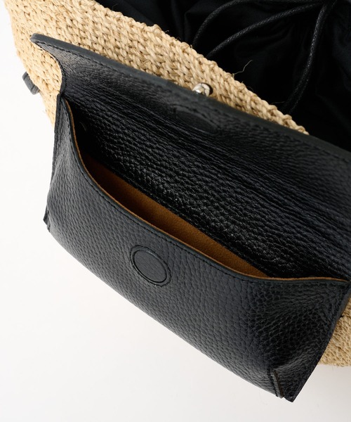 TOFF&LOADSTONE（トフアンドロードストーン）の「【TOFF&LOADSTONE】バスケットバッグ/Hybrid Basket/L（かごバッグ・レディース・ブラック・ONE SIZE）」の10枚目の写真