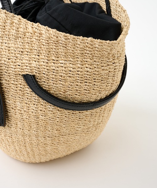TOFF&LOADSTONE（トフアンドロードストーン）の「【TOFF&LOADSTONE】バスケットバッグ/Hybrid Basket/L（かごバッグ・レディース・ブラック・ONE SIZE）」の12枚目の写真