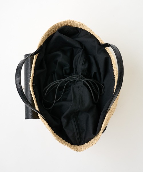 TOFF&LOADSTONE（トフアンドロードストーン）の「【TOFF&LOADSTONE】バスケットバッグ/Hybrid Basket/L（かごバッグ・レディース・ブラック・ONE SIZE）」の13枚目の写真