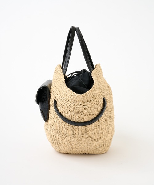 TOFF&LOADSTONE（トフアンドロードストーン）の「【TOFF&LOADSTONE】バスケットバッグ/Hybrid Basket/L（かごバッグ・レディース・ブラック・ONE SIZE）」の6枚目の写真