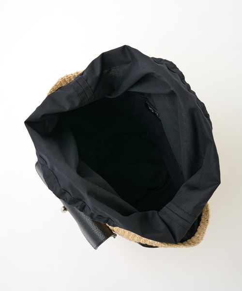 TOFF&LOADSTONE（トフアンドロードストーン）の「【TOFF&LOADSTONE】バスケットバッグ/Hybrid Basket/L（かごバッグ・レディース・ブラック・ONE SIZE）」の14枚目の写真