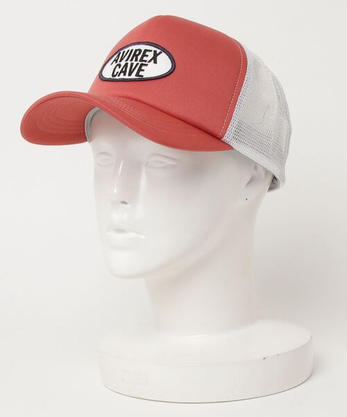 AVIREX（アヴィレックス）の「ワッペンメッシュCAP/ キャップ（キャップ・レディース・コーラル/ブラック/ネイビー・FREE）」の3枚目の写真