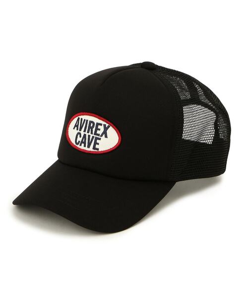 AVIREX（アヴィレックス）の「ワッペンメッシュCAP/ キャップ（キャップ・レディース・コーラル/ブラック/ネイビー・FREE）」の4枚目の写真