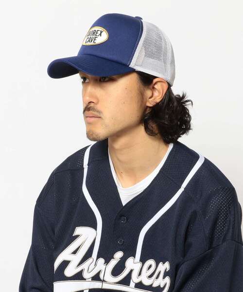 AVIREX（アヴィレックス）の「ワッペンメッシュCAP/ キャップ（キャップ・レディース・コーラル/ブラック/ネイビー・FREE）」の10枚目の写真