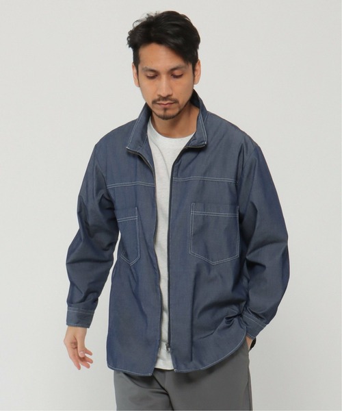 ikka(イッカ)の「スタンドジップシャウター(ブルゾン・メンズ・ネイビー/オリーブ・L/M/XL/S)」の19枚目の写真