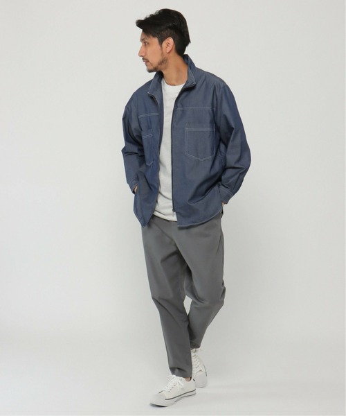 ikka(イッカ)の「スタンドジップシャウター(ブルゾン・メンズ・ネイビー/オリーブ・L/M/XL/S)」の5枚目の写真