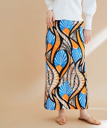 アフリカンプリントスカート