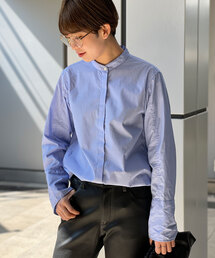 AP STUDIO | ブラッシュスタンディングカラーシャツ(シャツ/ブラウス)