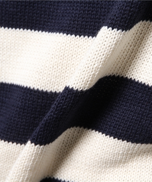 SHIPS JET BLUE（シップスジェットブルー）の「SHIPS GENERAL SUPPLY(シップスジェネラルサプライ):コットンリネンクルーネックニット15SS（ニット/セーター・メンズ・ナチュラル/ダークグレー/ブラック/レッド/コバルトブルー/ダークブルー/グレー/ネイビー/ライトブルー/サンドベージュ/ブルー系その他/ロイヤルブルー/オフホワイト/ブルー・LARGE/SMALL/X-LARGE/MEDIUM）」の21枚目の写真