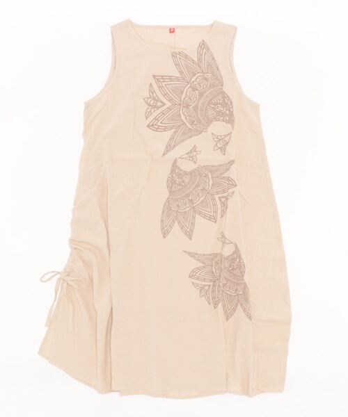 チャイハネ（チャイハネ）の「【チャイハネ】スキナド変形ノースリーブワンピース（ワンピース・レディース・ブラック/ベージュ/グレー/オレンジ/オレンジ系その他/ホワイト/ブルー系その他/グレー系その他/カーキ/ネイビー/マスタード・FREE）」の17枚目の写真