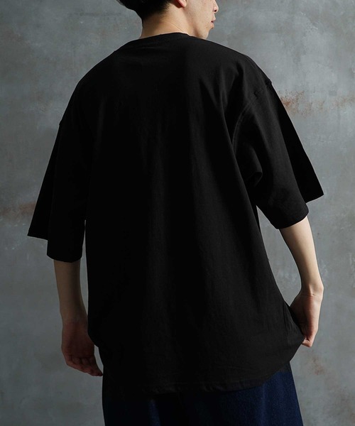 JOKER（ジョーカー）の「【JOKER】ルーズシルエット アメカジ 発泡 プリント カレッジロゴ 春服 ビッグTシャツ メンズ 春服（Tシャツ/カットソー・メンズ・ホワイト/ブラック/グレー/イエロー/グリーン/ホワイト系その他/グレー系その他・M/L）」の17枚目の写真