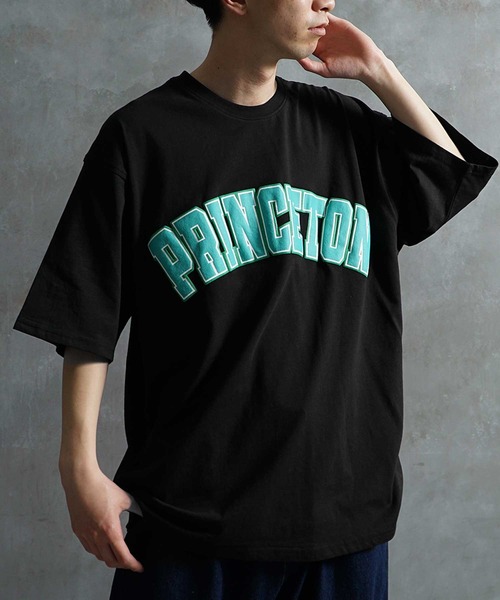 JOKER（ジョーカー）の「【JOKER】ルーズシルエット アメカジ 発泡 プリント カレッジロゴ 春服 ビッグTシャツ メンズ 春服（Tシャツ/カットソー・メンズ・ホワイト/ブラック/グレー/イエロー/グリーン/ホワイト系その他/グレー系その他・M/L）」の16枚目の写真