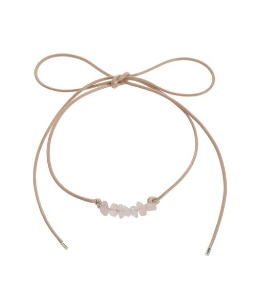 merry jenny（メリージェニー）の「パールコードロングチョーカー（チョーカー・レディース・ブラック/ベージュ・FREE）」の5枚目の写真