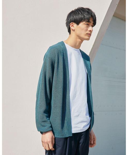 green label relaxing(グリーンレーベルリラクシング)の「SC ドライコットン ノースリーブ Tシャツ -吸水速乾-(タンクトップ・メンズ・ホワイト/ライトグレー/ブラック・S/XXL/L/XL/M)」の11枚目の写真