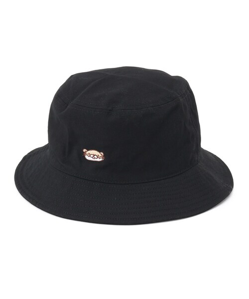 DRESKIP（ドレスキップ）の「◆【ゆるゆるモチーフ】HIDETRADING PRODUCT　刺繍バケハ（ハット・レディース・ブラック/ダークグリーン/ベージュ/ブルー/アイボリー/ブラック系/レッド系1・00）」の4枚目の写真