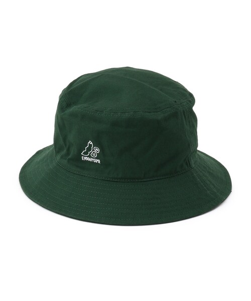 DRESKIP（ドレスキップ）の「◆【ゆるゆるモチーフ】HIDETRADING PRODUCT　刺繍バケハ（ハット・レディース・ブラック/ダークグリーン/ベージュ/ブルー/アイボリー/ブラック系/レッド系1・00）」の6枚目の写真