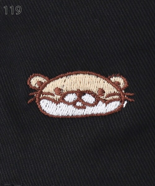 DRESKIP（ドレスキップ）の「◆【ゆるゆるモチーフ】HIDETRADING PRODUCT　刺繍バケハ（ハット・レディース・ブラック/ダークグリーン/ベージュ/ブルー/アイボリー/ブラック系/レッド系1・00）」の17枚目の写真