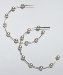 ISS イズ : ニッケルフリー ビッグフープパールピアス
