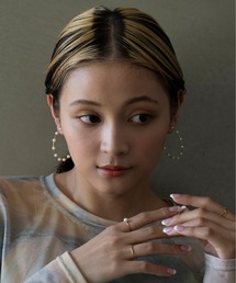 ISS イズ : ニッケルフリー ビッグフープパールピアス