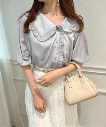 アシンメトリーフリルブラウス【ZOZOTOWN限定アイテム】
