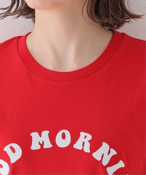 JOINT WORKS(ジョイントワークス)の「【GOOD MORNING KEITH/グッドモーニングキース】RED TEE(Tシャツ/カットソー・レディース・レッド・MEDIUM)」の7枚目の写真