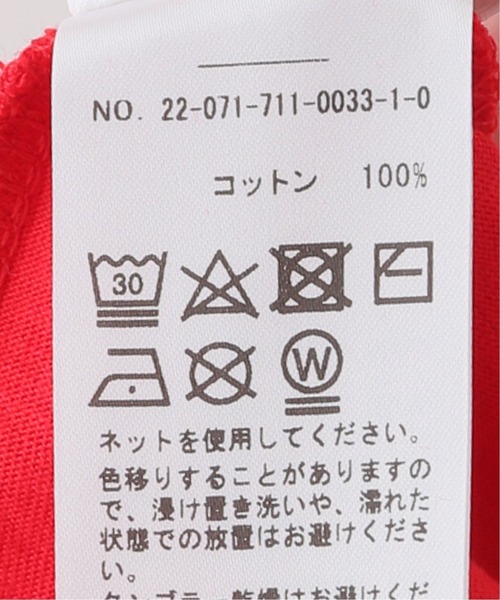 JOINT WORKS(ジョイントワークス)の「【GOOD MORNING KEITH/グッドモーニングキース】RED TEE(Tシャツ/カットソー・レディース・レッド・MEDIUM)」の13枚目の写真