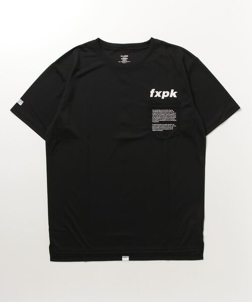 FLASH PACKER（フラッシュパッカー）の「FLASH PACKER ナノ撥水半袖Tシャツ（Tシャツ/カットソー・メンズ・ブルー/ホワイト/タン/ブラック・L/XL/M/S）」の4枚目の写真