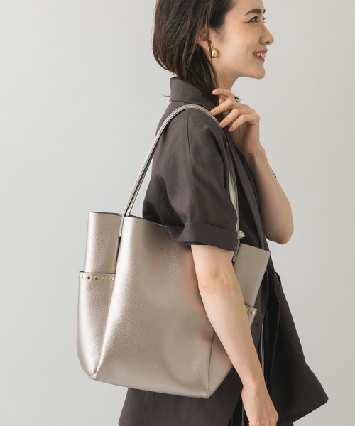 新品イタリア製　キャサリンロスセレクト　シルバートートバック KATHARINE ROSS（キャサリンロス）｜トートバッグ（シルバー系