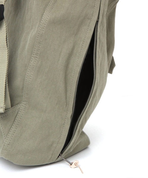 studio CLIP（スタディオクリップ）の「キャンバス2WAYリュック（バックパック/リュック・レディース・カーキ/ナチュラル・FREE）」の15枚目の写真