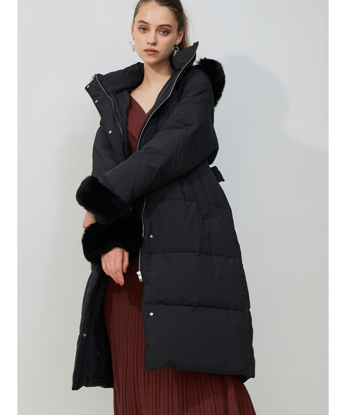 MERCURYDUO（マーキュリーデュオ）の「2WAYオープンショルダーリブニットワンピース（ワンピース・レディース・ブラウン/ダークブラウン/ベビーピンク・SMALL/MEDIUM）」の9枚目の写真