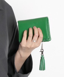 rinto（リント）の「【BEAURE/ビュレ】タッセル付き 本革 2つ折り レザー ウォレット（財布）」