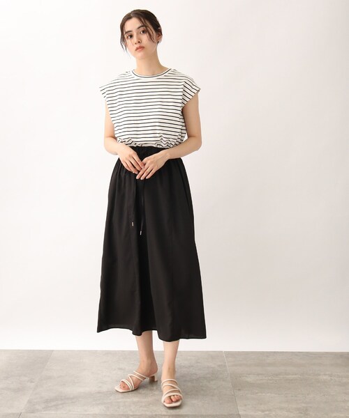 セール 一枚でコーデがきまる ドッキングフレアワンピース ワンピース Grove グローブ のファッション通販 Zozotown