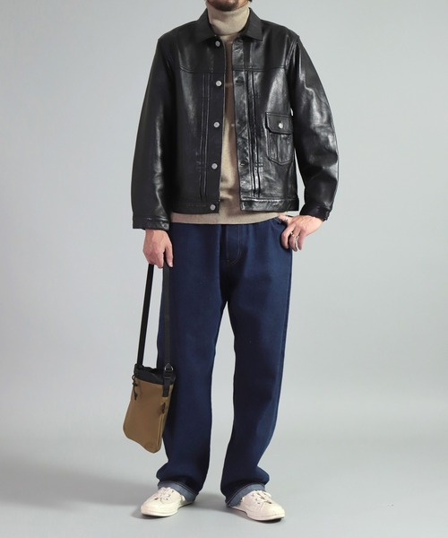 OMNIGOD 1stタイプ ラムレザージャケット OMNIGOD（オムニゴッド）の「[OMNIGOD mens / オムニゴッド