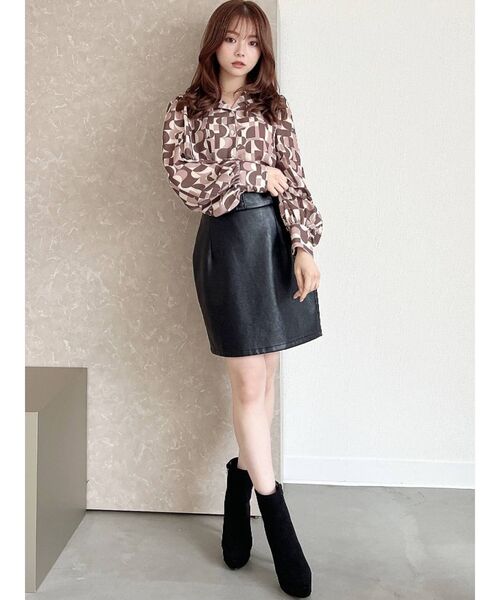 RESEXXY（リゼクシー）の「ウエストコルセットミニスカート（スカート・レディース・ブラック/ブラウン/グリーン・FREE）」の21枚目の写真