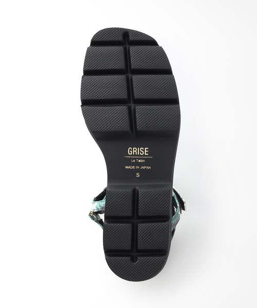 LE TALON ルタロン　GRISE ヒールサンダル セール】GRISEタンクソールサンダル（サンダル）｜LE TALON