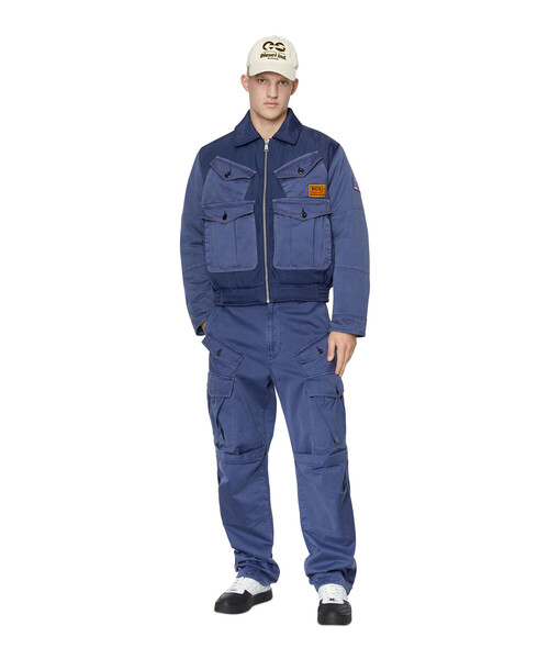 DIESEL(ディーゼル)の「メンズ カウレザー ローカット スニーカー(スニーカー・メンズ・ホワイト×レッド/ホワイト×ブラック・44/41/42/43/40)」の20枚目の写真