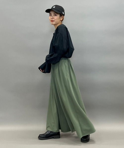 niko and...（ニコアンド）の「[MODE NORM CORE]80コットンボイル2WAYブラウス（シャツ/ブラウス・レディース・オフホワイト/スモーク/ネイビー・MEDIUM/LARGE）」の8枚目の写真