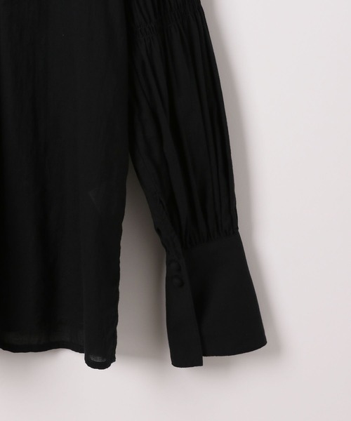 niko and...（ニコアンド）の「[MODE NORM CORE]80コットンボイル2WAYブラウス（シャツ/ブラウス・レディース・オフホワイト/スモーク/ネイビー・MEDIUM/LARGE）」の16枚目の写真