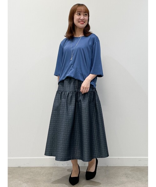 美品 2022 Reflect 洗える ジャガード スカート 15 レディース Reflect（リフレクト）の「◇【WEB限定カラーあり/洗える